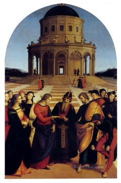 Marriage Of The Virgin Renaissance master Raphael Oil Paintings
